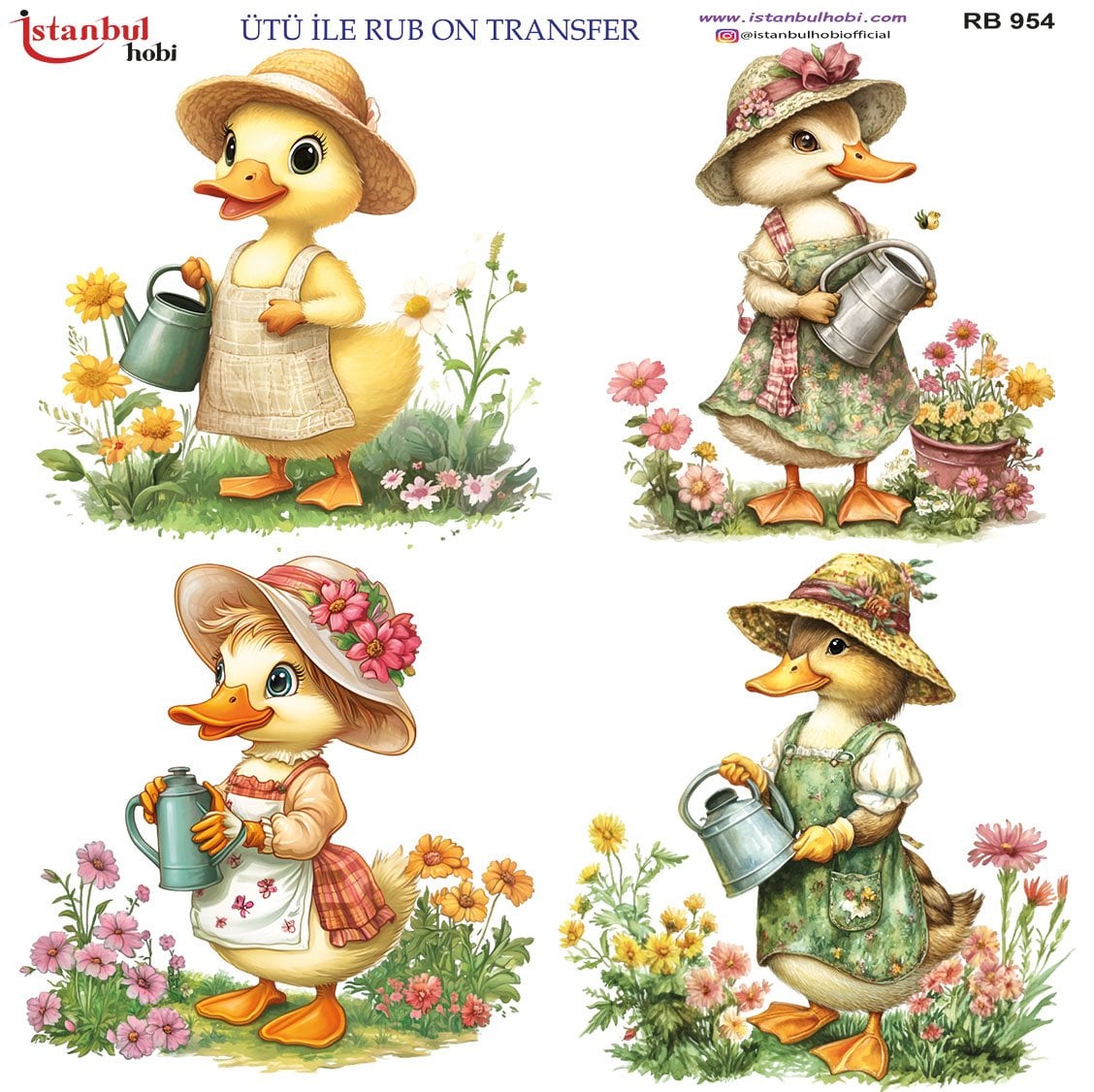 Ütü İle Rub On Transfer 30x30cm RB954