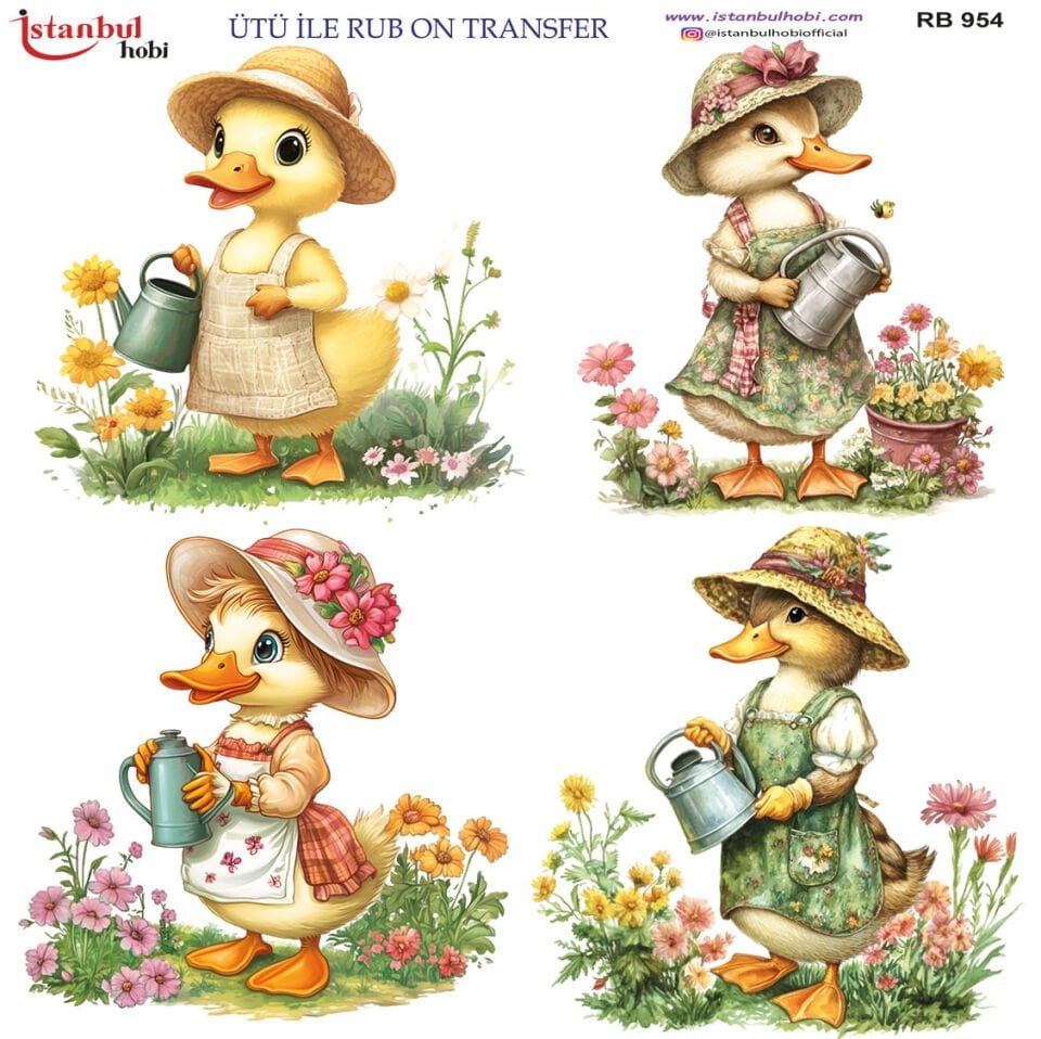 Ütü İle Rub On Transfer 30x30cm RB954