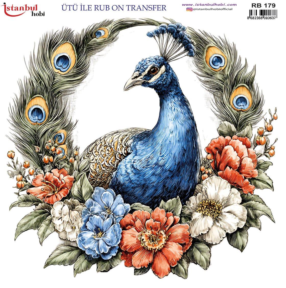 Ütü İle Rub On Transfer 30x30cm RB179