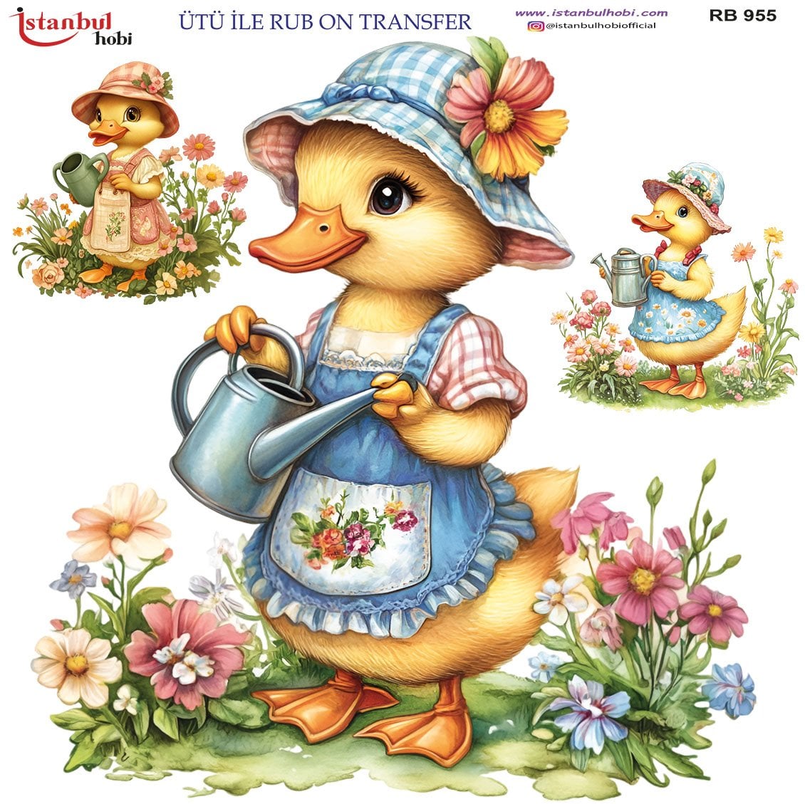 Ütü İle Rub On Transfer 30x30cm RB955