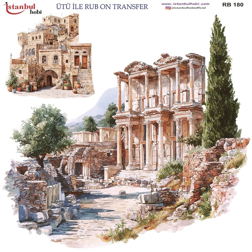 Ütü İle Rub On Transfer 30x30cm RB180