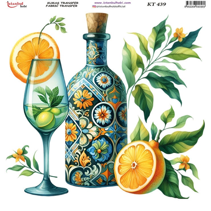 Kumaş Transfer Kağıdı 20x20cm KT-439