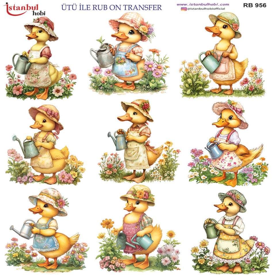 Ütü İle Rub On Transfer 30x30cm RB956