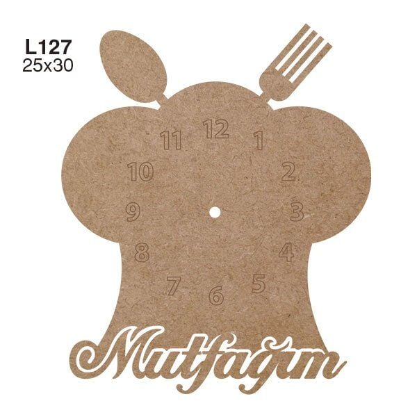Ahşap Mutfağım Saat L122