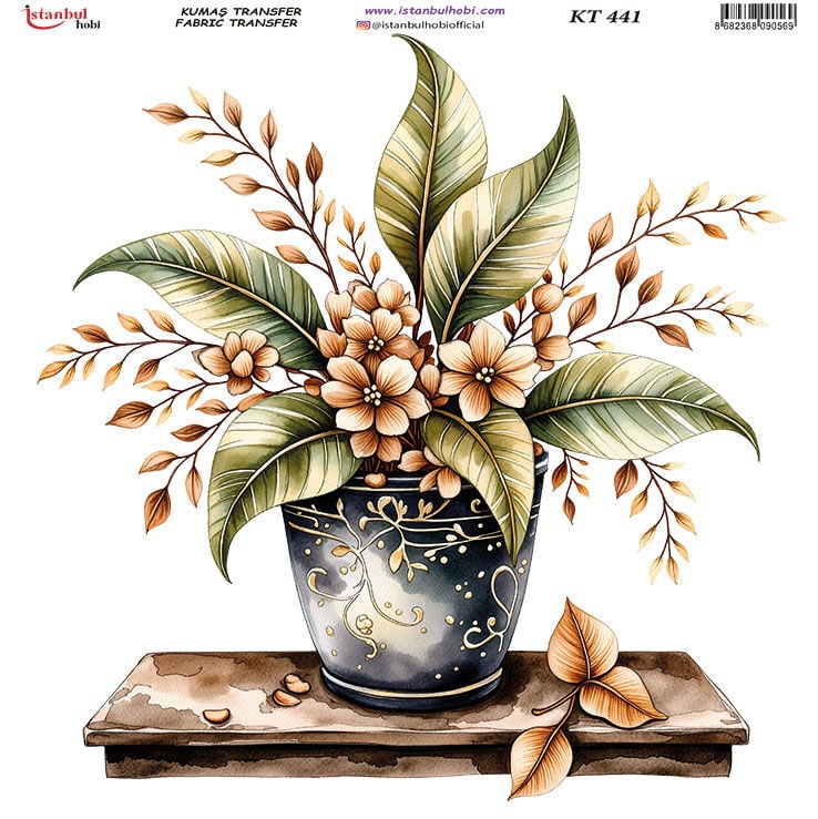 Kumaş Transfer Kağıdı 20x20cm KT-441