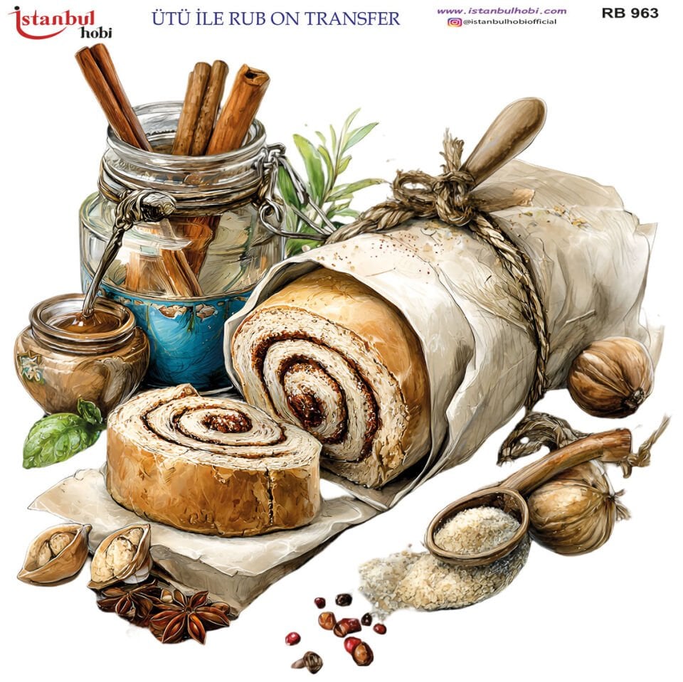 Ütü İle Rub On Transfer 30x30cm RB963