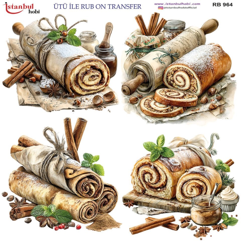 Ütü İle Rub On Transfer 30x30cm RB964