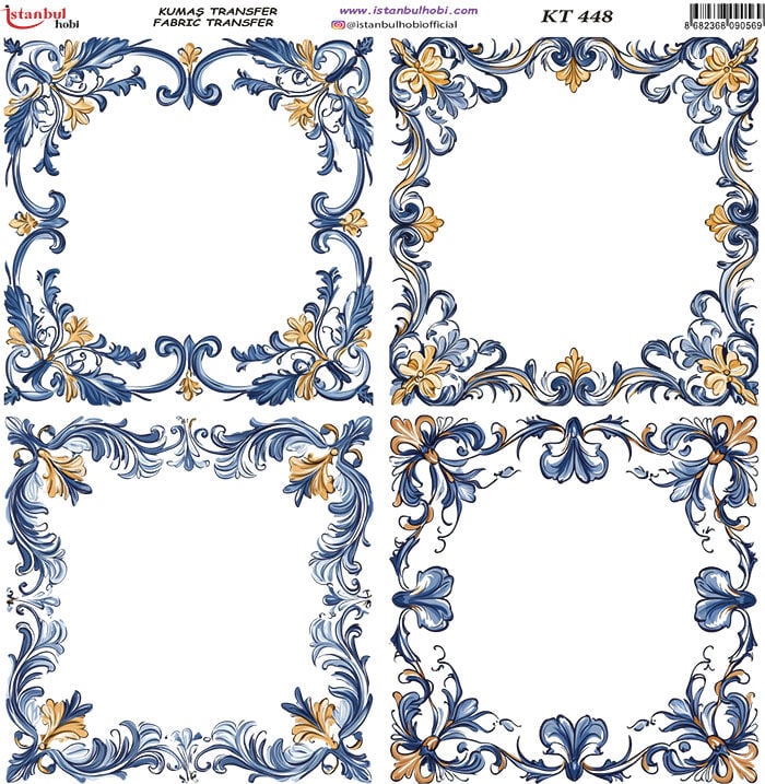 Kumaş Transfer Kağıdı 20x20cm KT-448
