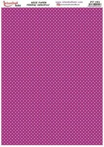 Pirinç Dekopaj Kağıdı 30x42cm PT-761
