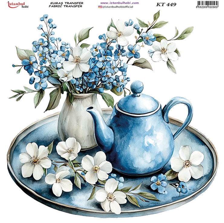Kumaş Transfer Kağıdı 20x20cm KT-449