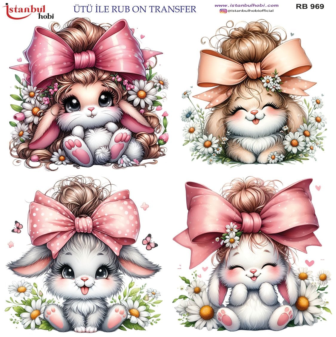 Ütü İle Rub On Transfer 30x30cm RB969