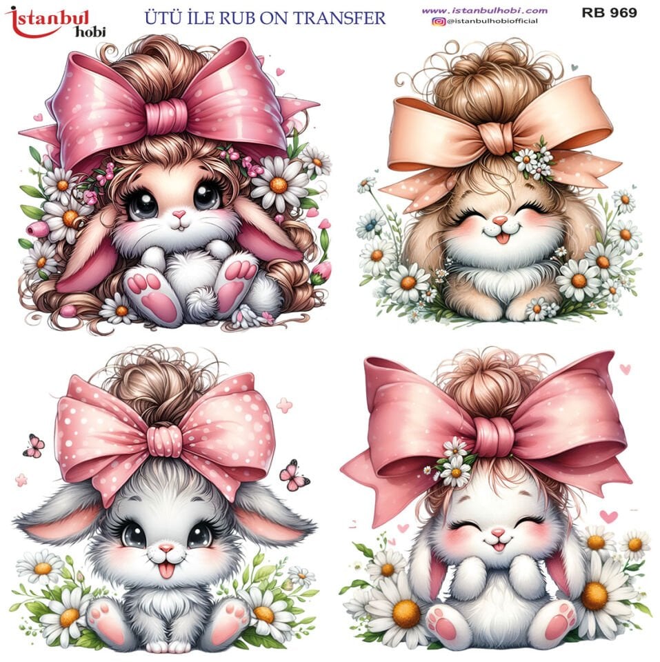 Ütü İle Rub On Transfer 30x30cm RB969