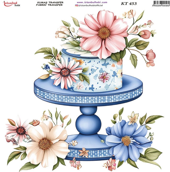 Kumaş Transfer Kağıdı 20x20cm KT-453