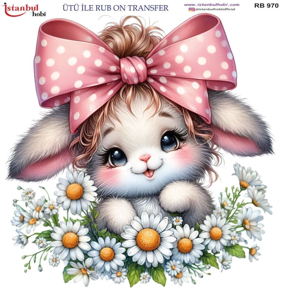 Ütü İle Rub On Transfer 30x30cm RB970