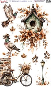 Ütü İle Rub On Transfer 30x50cm CK108