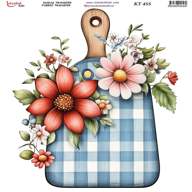Kumaş Transfer Kağıdı 20x20cm KT-455