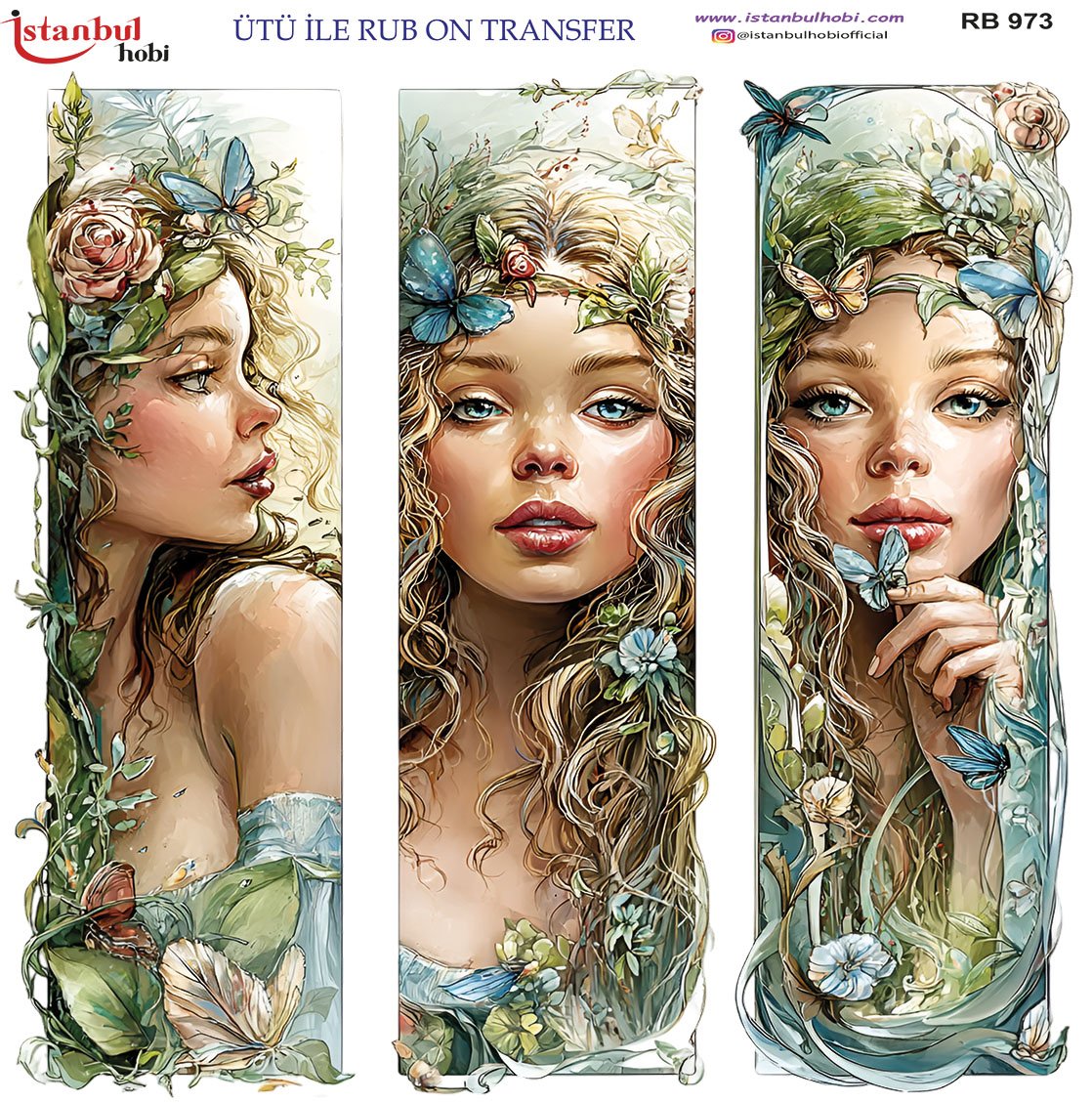Ütü İle Rub On Transfer 30x30cm RB973