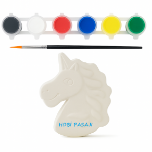 Taş Boyama Seti My Little Pony 6 Renk Akrilik Boya 5ml + Fırça