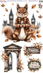 Ütü İle Rub On Transfer 30x50cm CK112