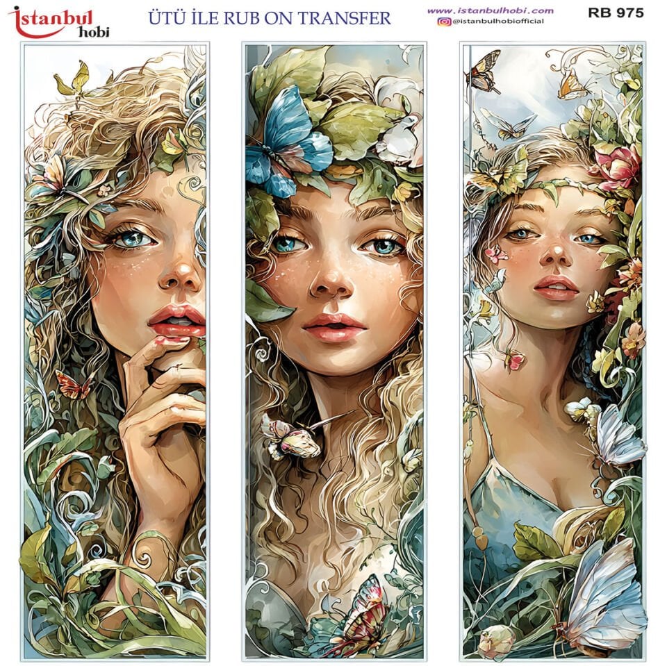Ütü İle Rub On Transfer 30x30cm RB975