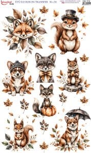 Ütü İle Rub On Transfer 30x50cm CK113