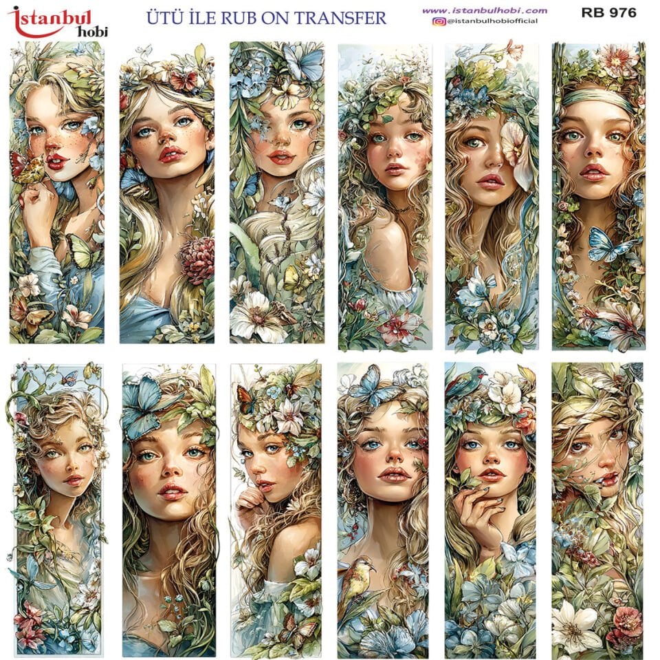 Ütü İle Rub On Transfer 30x30cm RB976