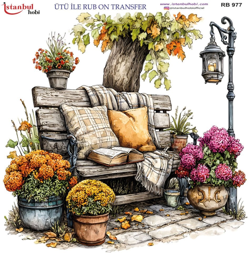 Ütü İle Rub On Transfer 30x30cm RB977