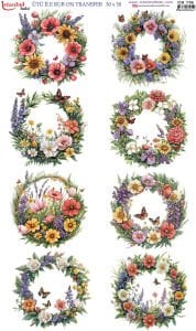 Ütü İle Rub On Transfer 30x50cm CK116