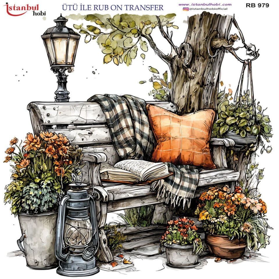 Ütü İle Rub On Transfer 30x30cm RB979