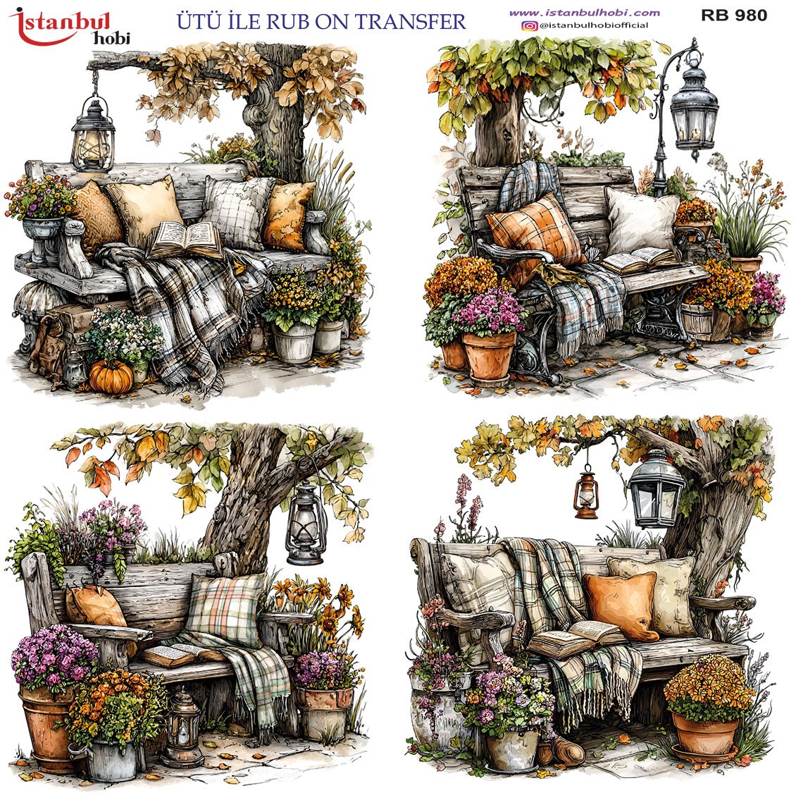 Ütü İle Rub On Transfer 30x30cm RB980