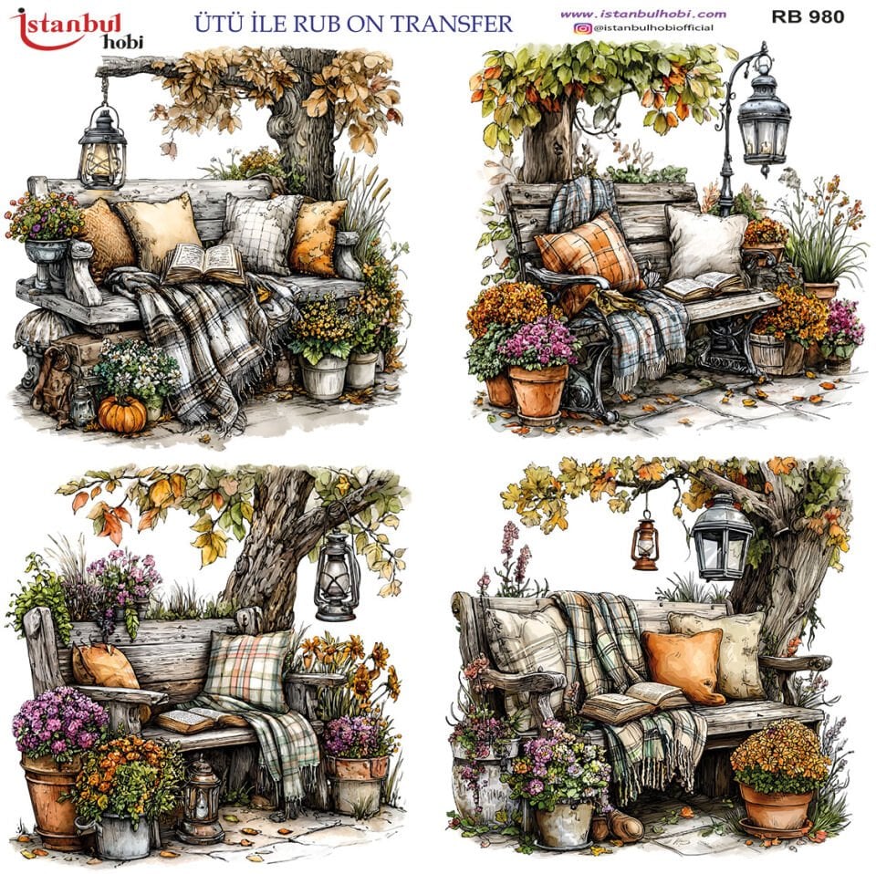 Ütü İle Rub On Transfer 30x30cm RB980