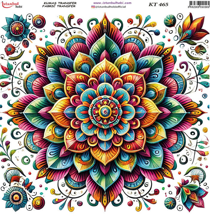 Kumaş Transfer Kağıdı 20x20cm KT-465