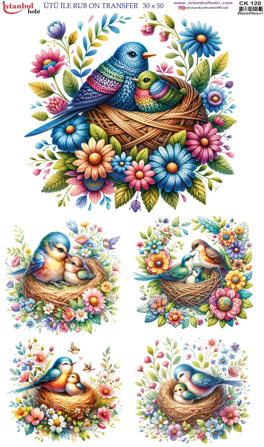 Ütü İle Rub On Transfer 30x50cm CK120