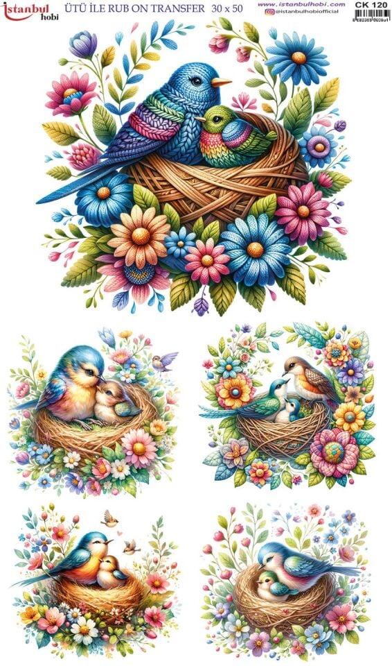 Ütü İle Rub On Transfer 30x50cm CK120