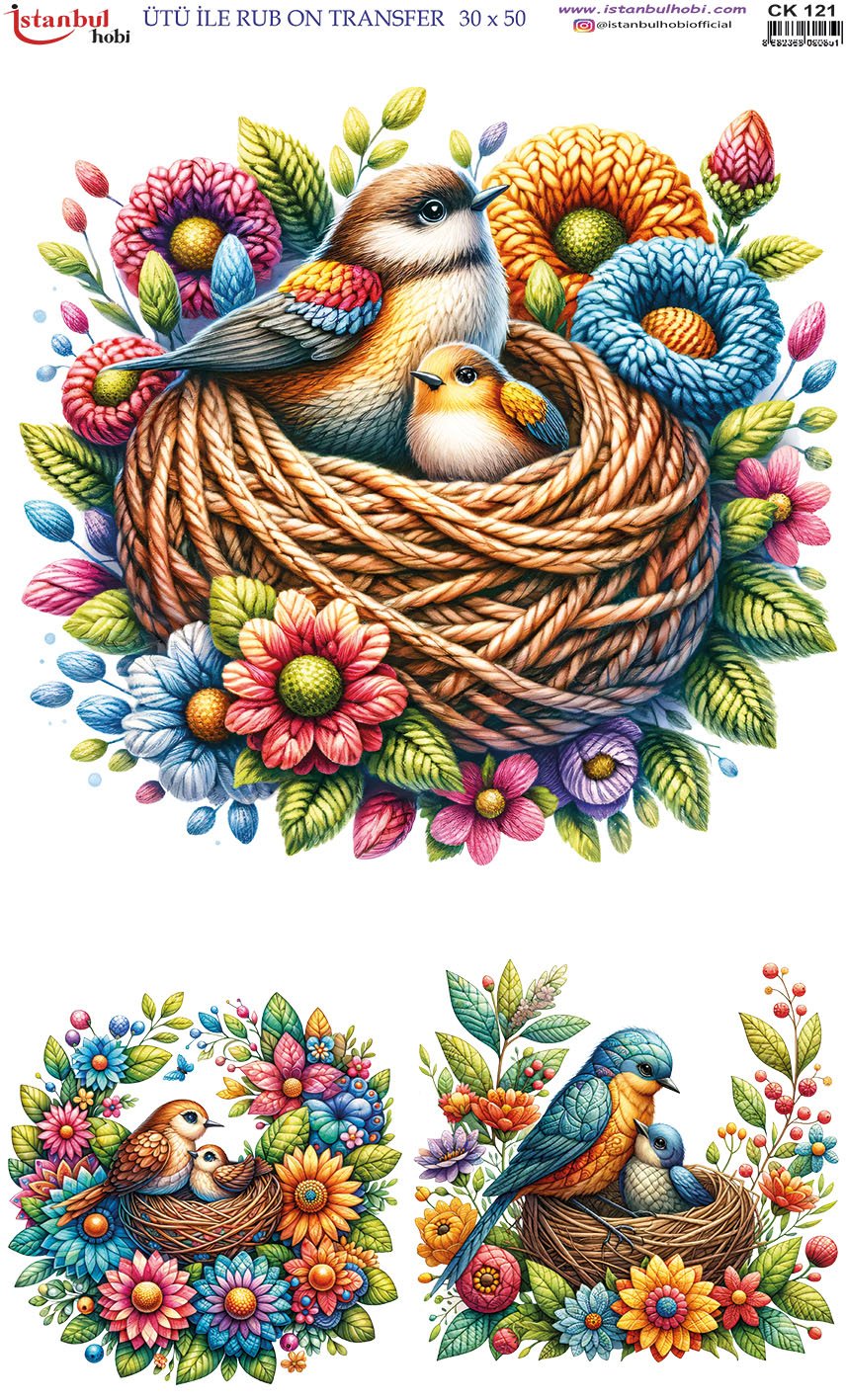 Ütü İle Rub On Transfer 30x50cm CK121
