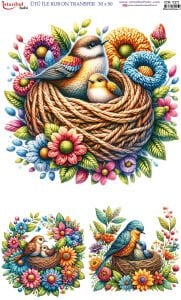 Ütü İle Rub On Transfer 30x50cm CK121