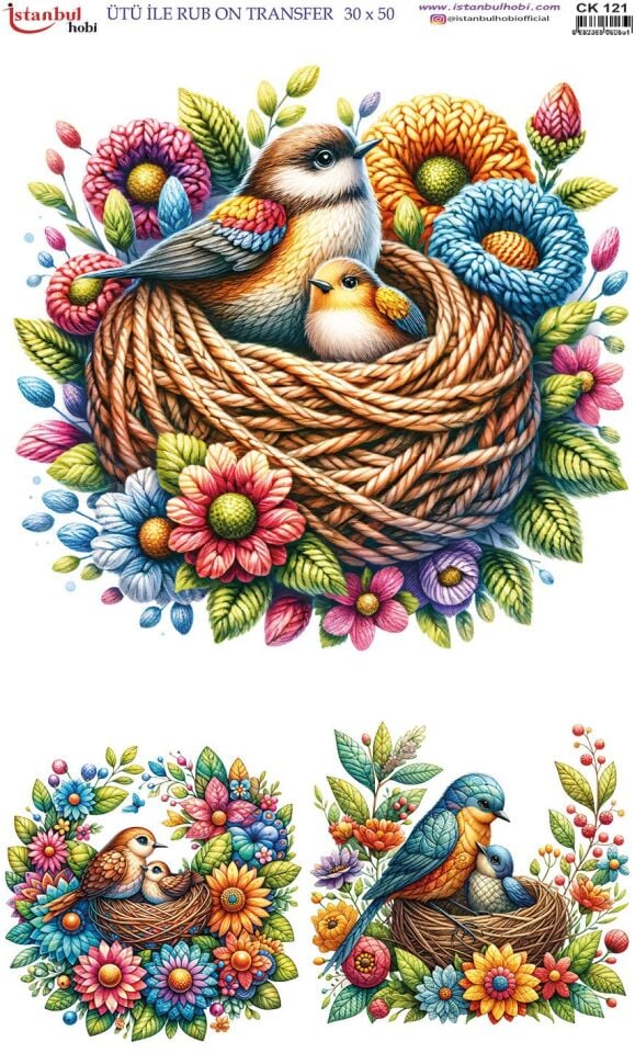 Ütü İle Rub On Transfer 30x50cm CK121