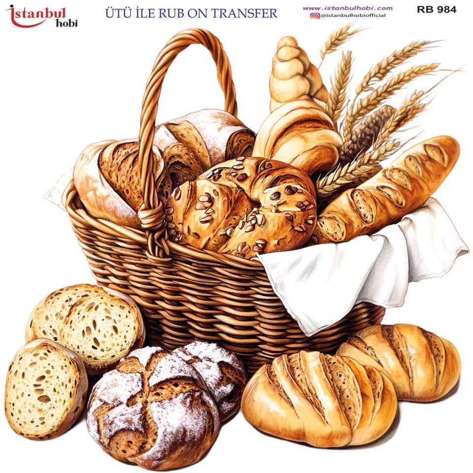Ütü İle Rub On Transfer 30x30cm RB984