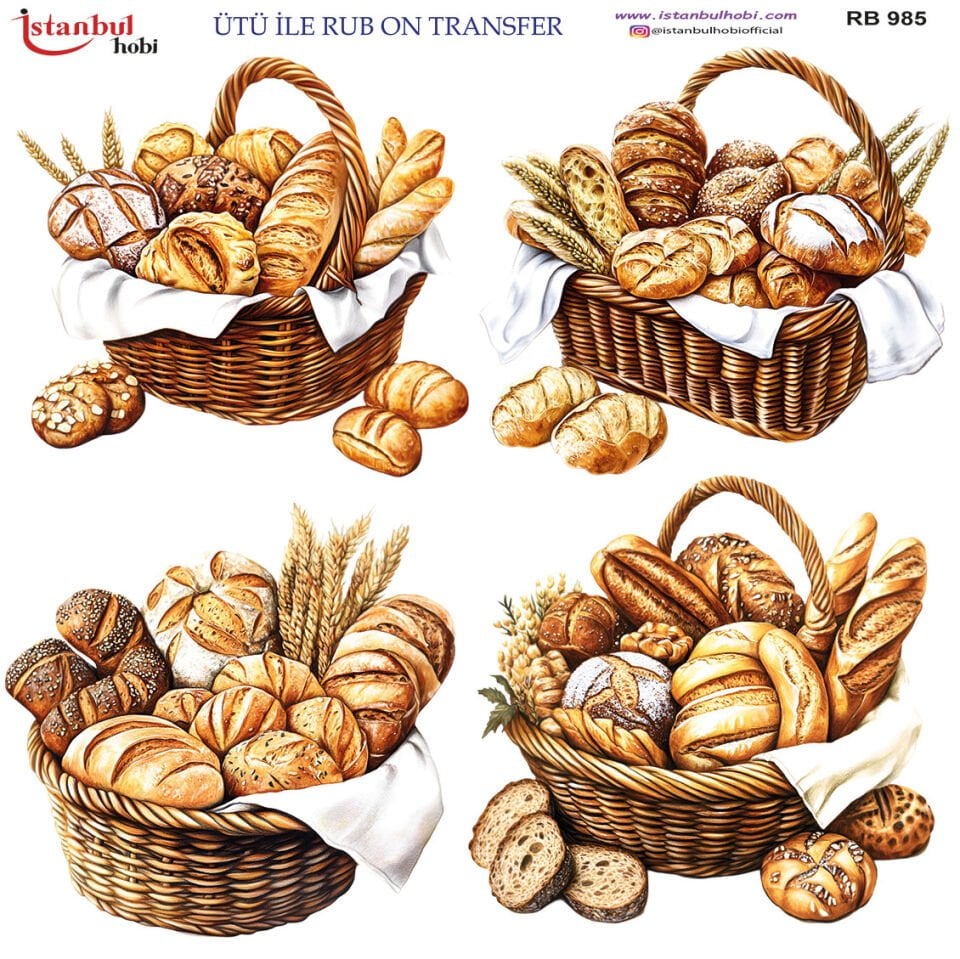 Ütü İle Rub On Transfer 30x30cm RB985