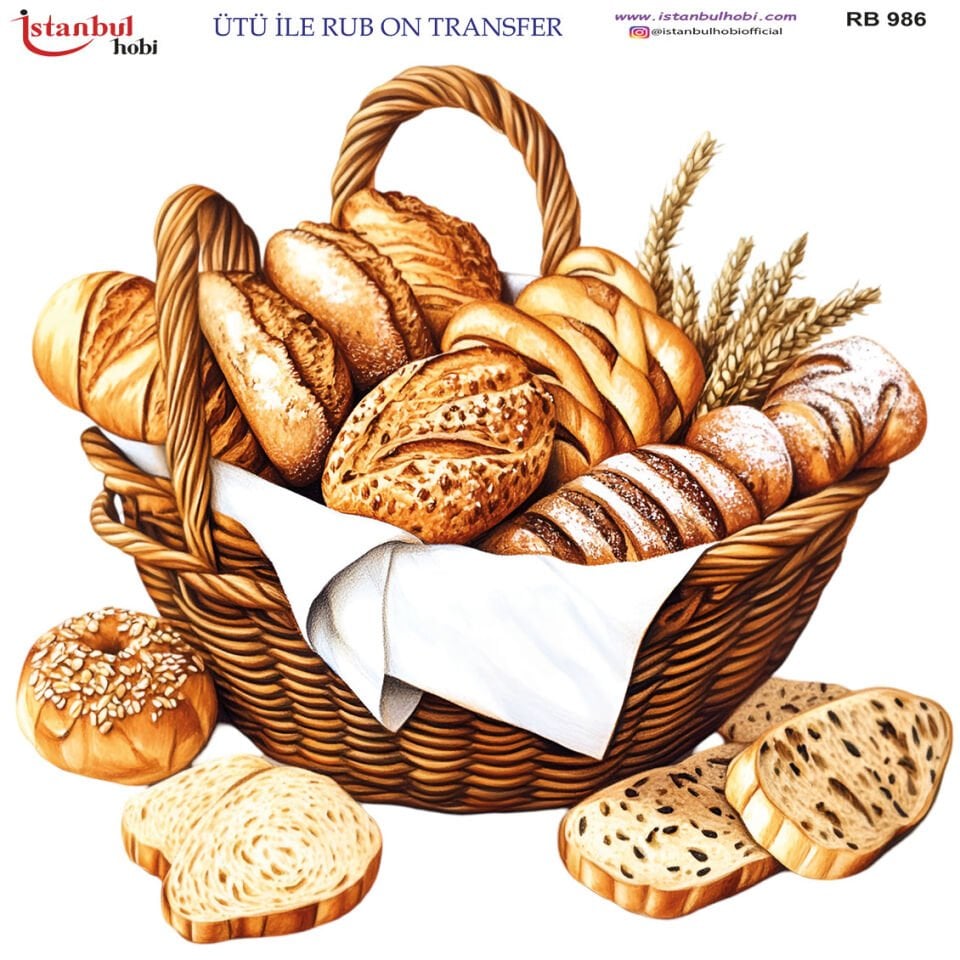 Ütü İle Rub On Transfer 30x30cm RB986