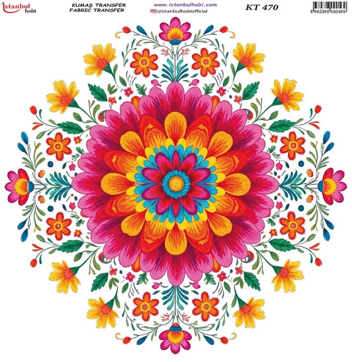Kumaş Transfer Kağıdı 20x20cm KT-470