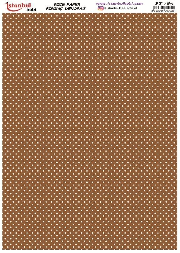 Pirinç Dekopaj Kağıdı 30x42cm PT-785