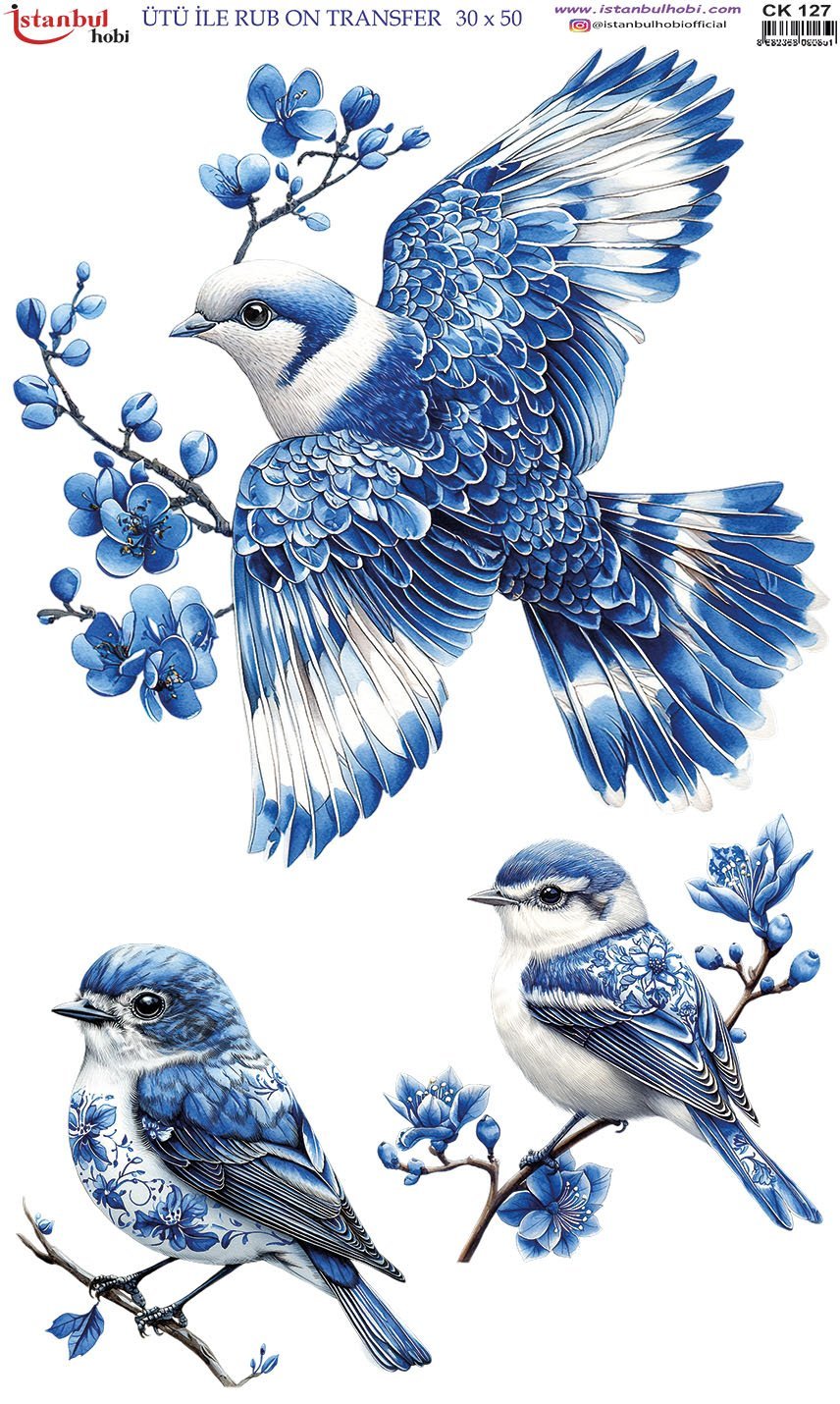 Ütü İle Rub On Transfer 30x50cm CK127