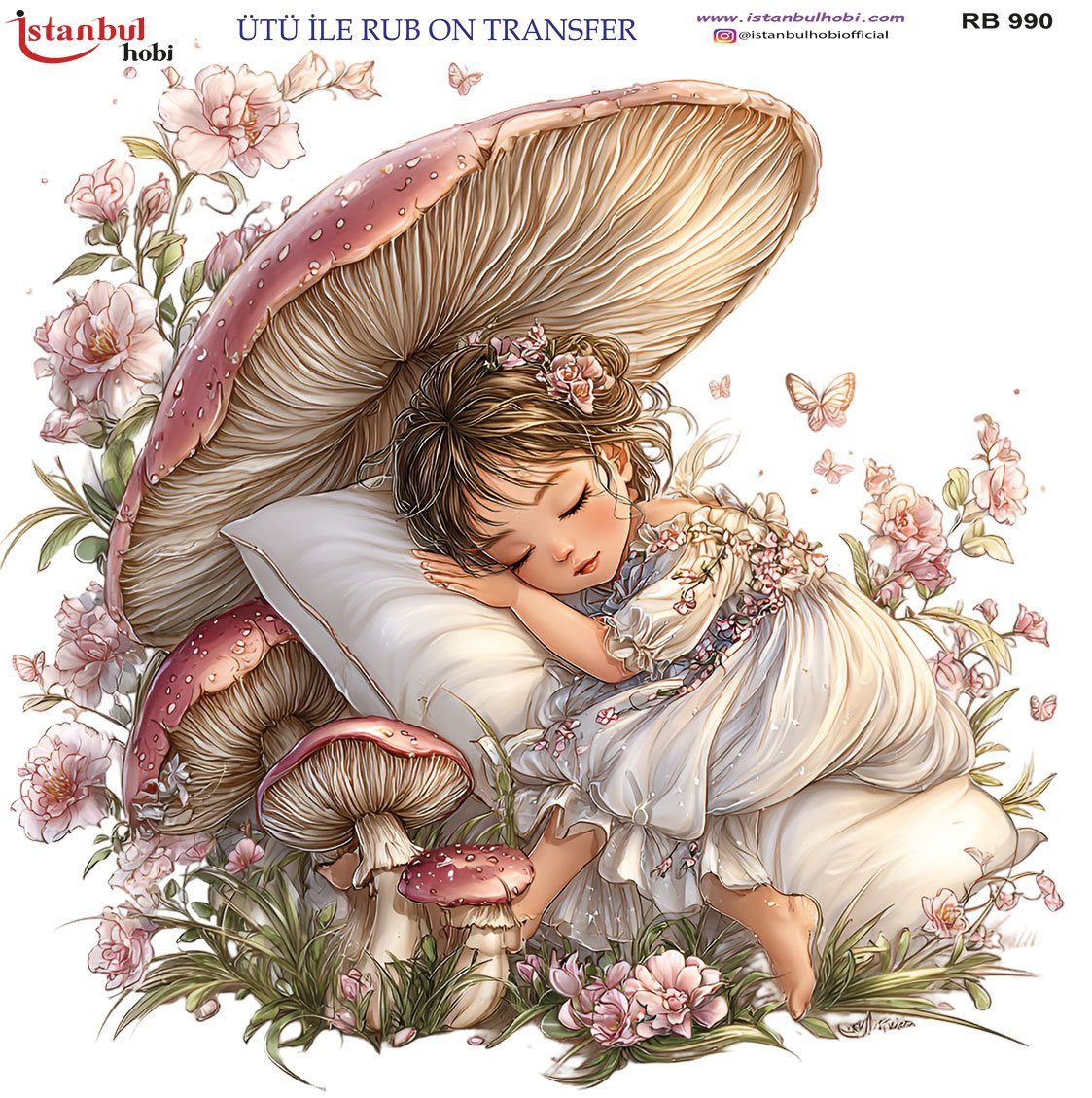 Ütü İle Rub On Transfer 30x30cm RB990