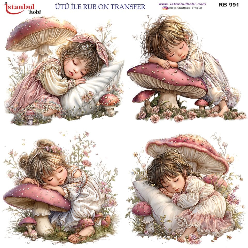 Ütü İle Rub On Transfer 30x30cm RB991