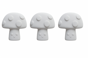 Minik Mantar Obje 3 lü Set 3,3x3cm