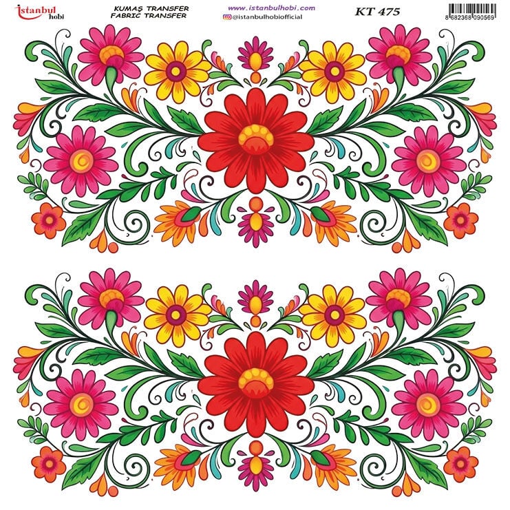 Kumaş Transfer Kağıdı 20x20cm KT-475