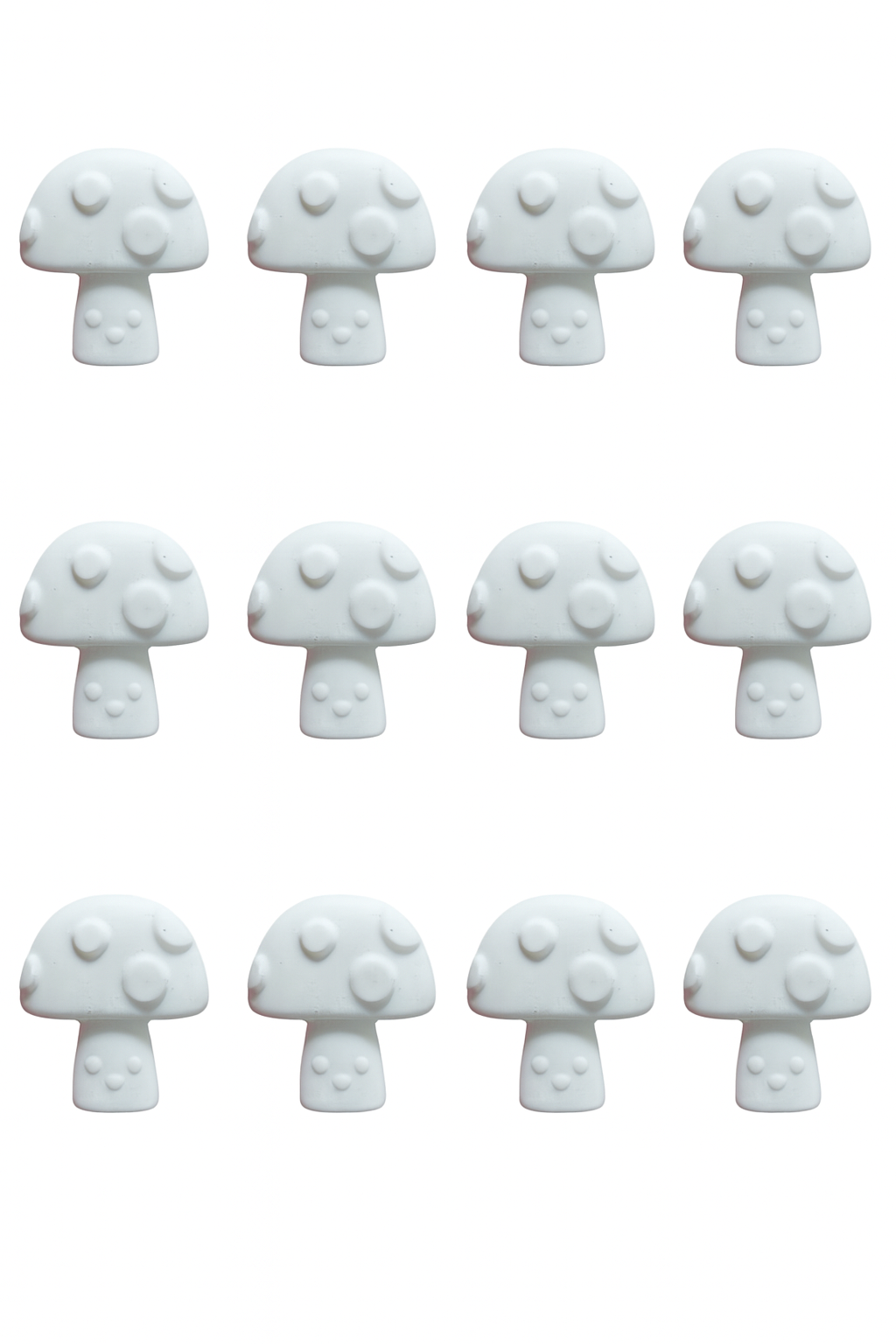Minik Mantar Obje 12 li Set 3,3x3cm