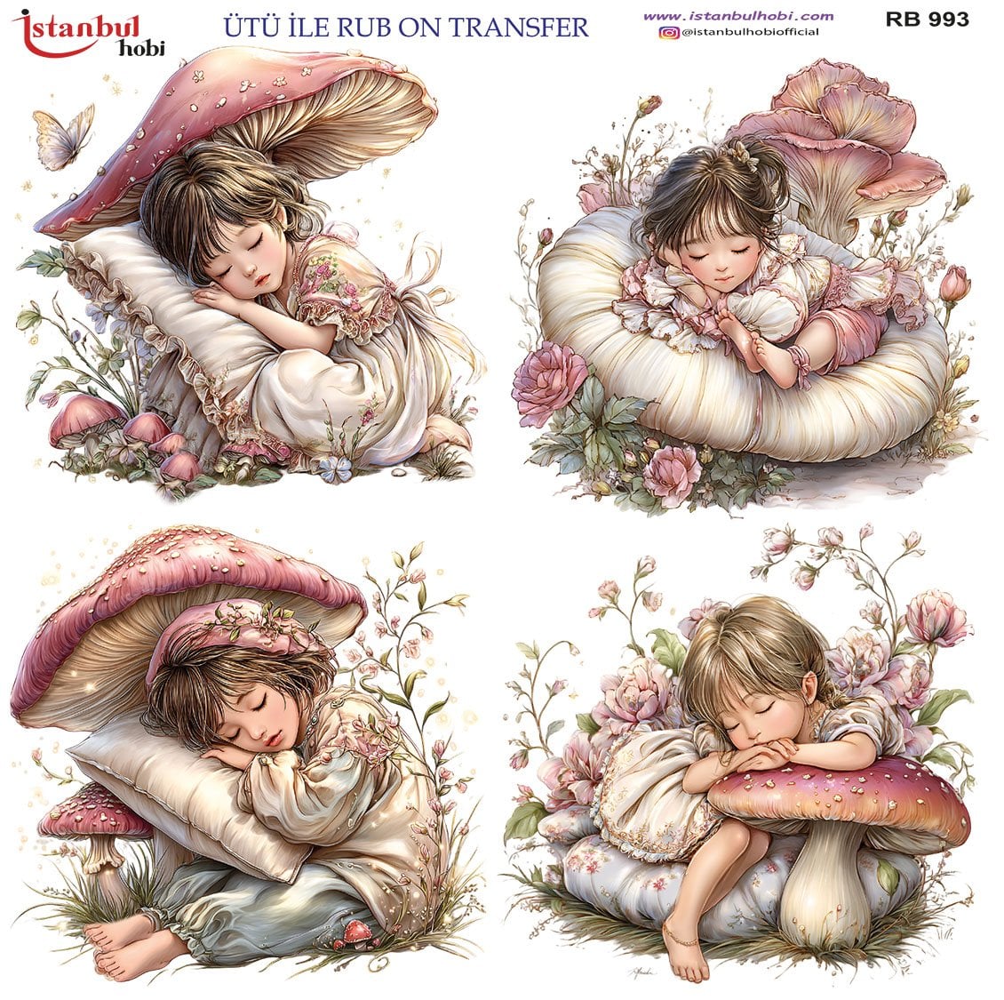 Ütü İle Rub On Transfer 30x30cm RB993