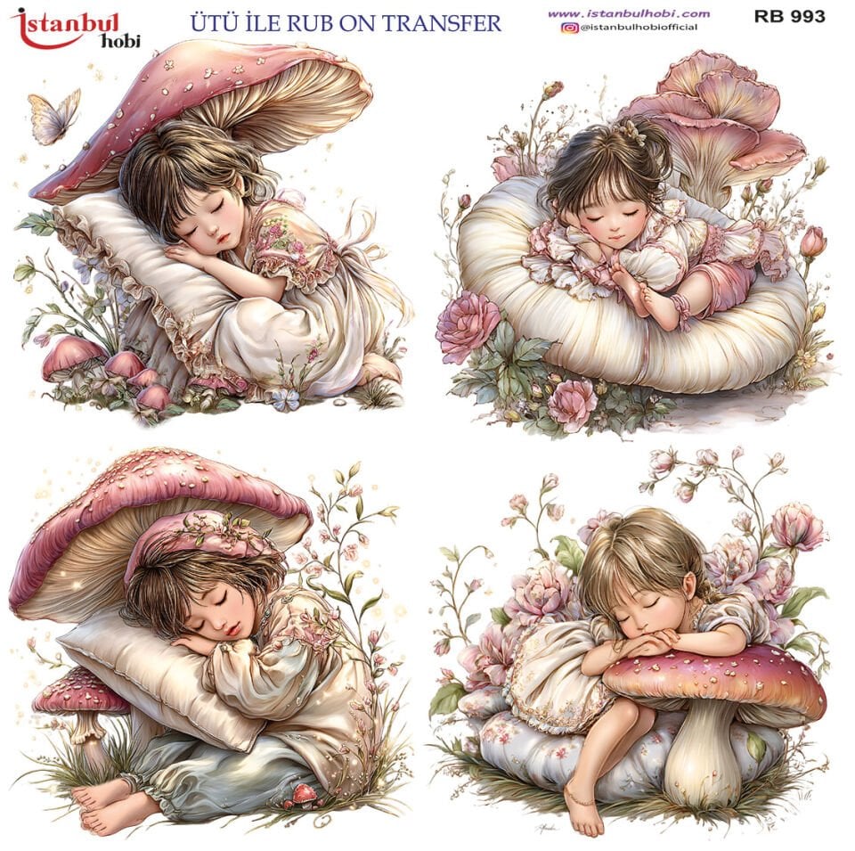Ütü İle Rub On Transfer 30x30cm RB993